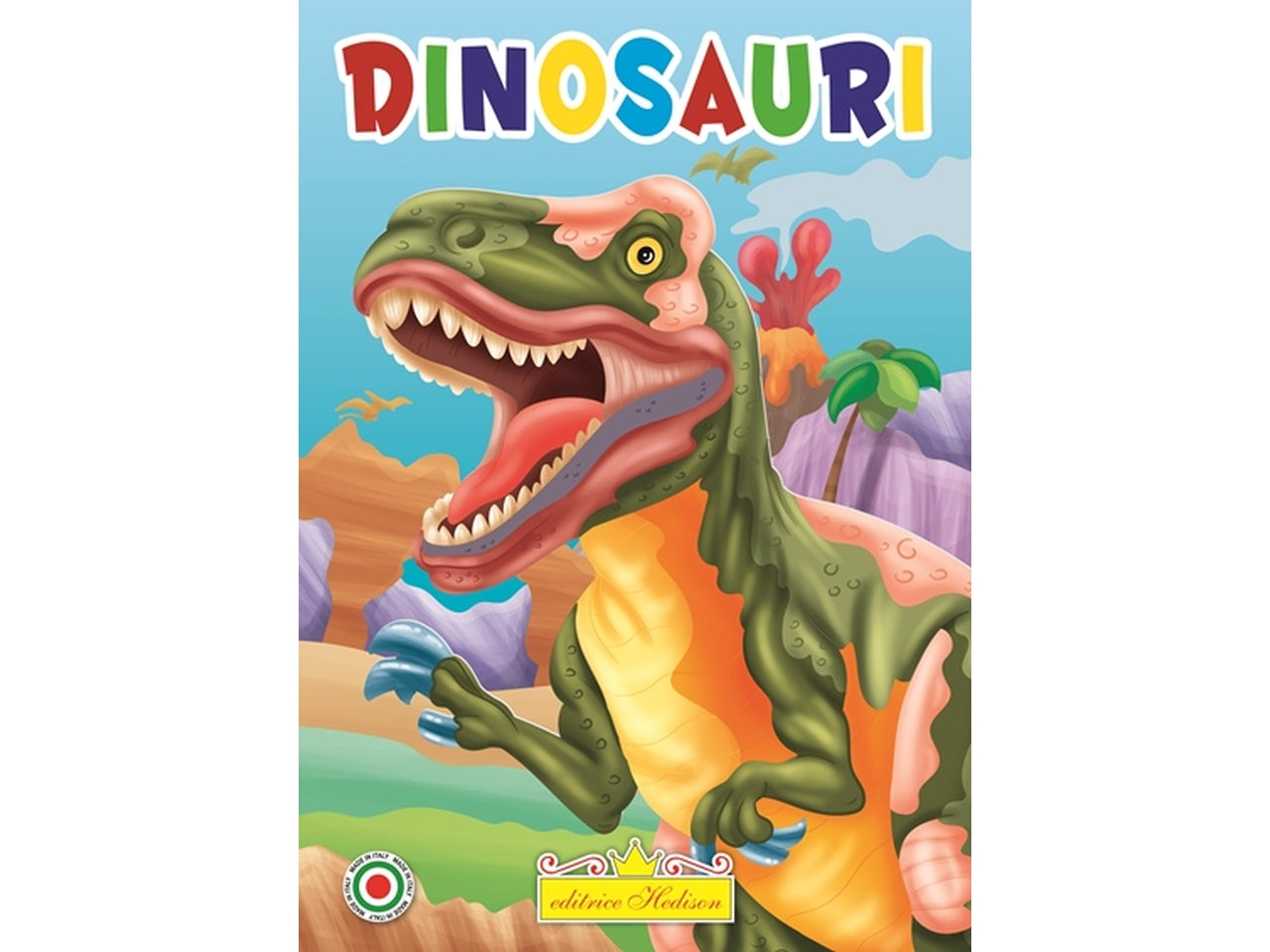 Libro colora i dinosauri natura