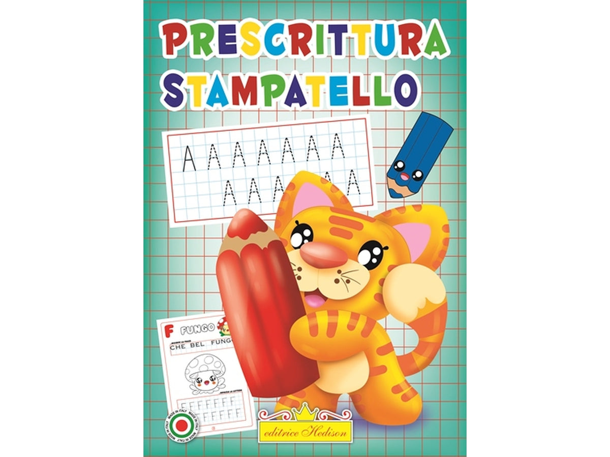 Libro prescrittura stampatello didattica