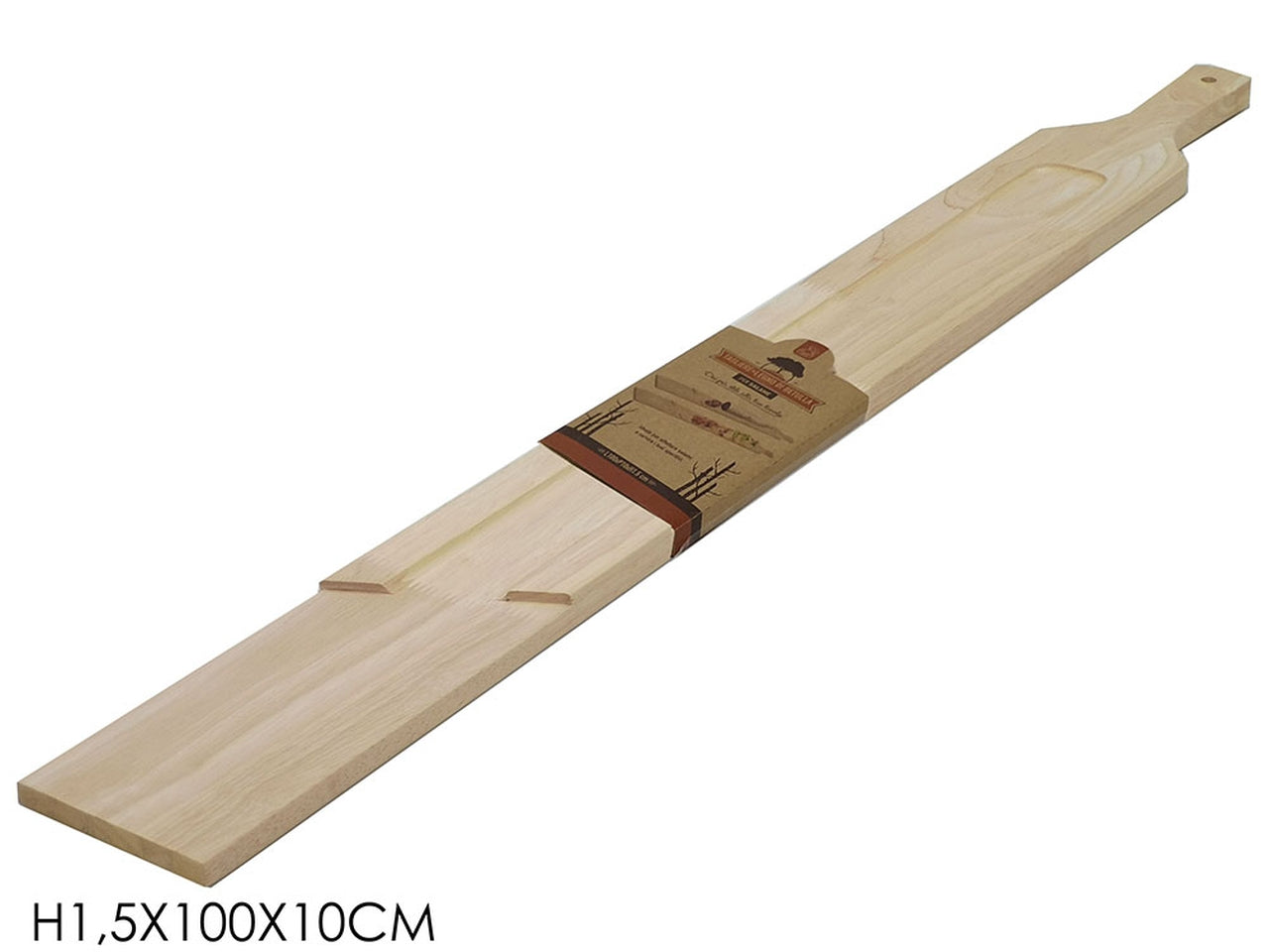 Tagliere legno 100x10xh.1,5cm