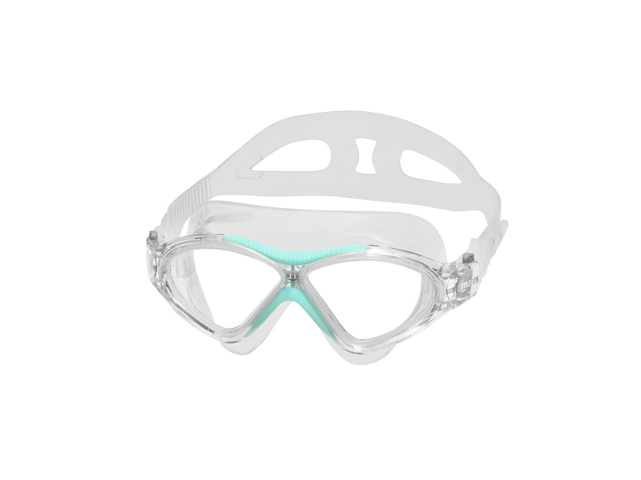 Maschera Alfa Jr con astuccio per ragazzi trasparente