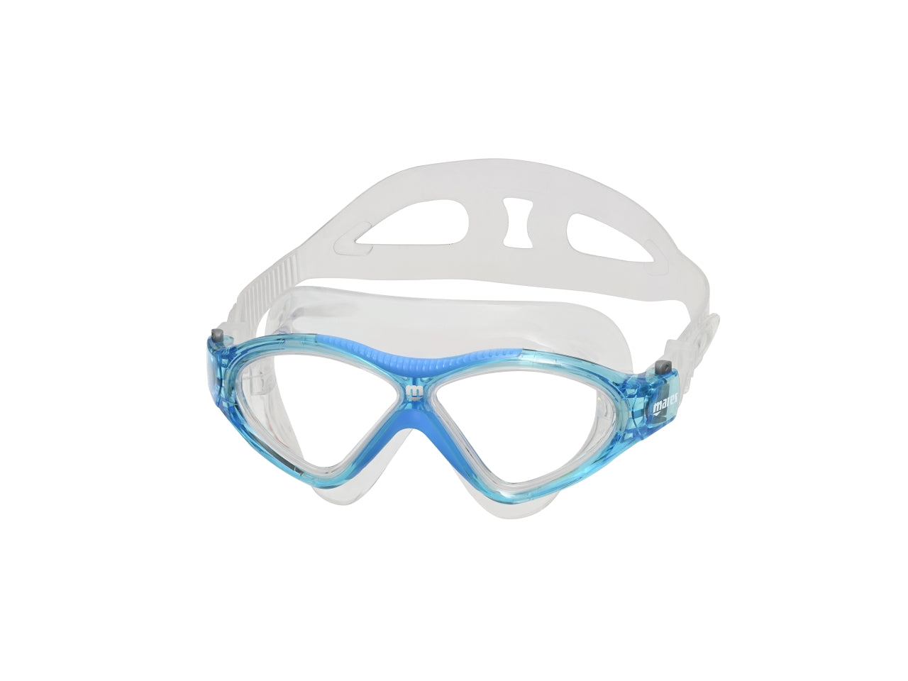 Maschera Alfa Jr con astuccio per ragazzi blu