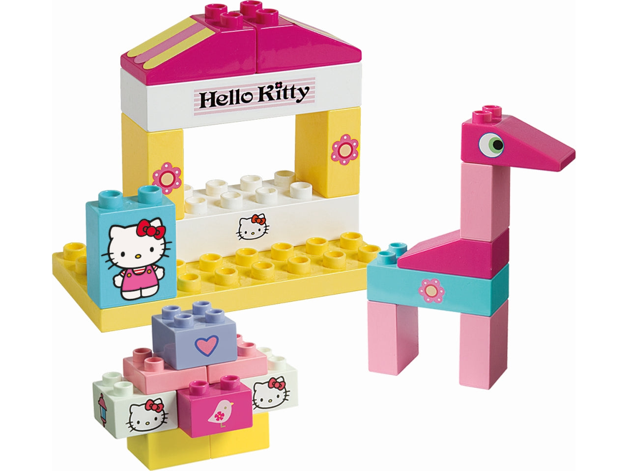Costruzione secchio grande Hello Kitty unicoplus
