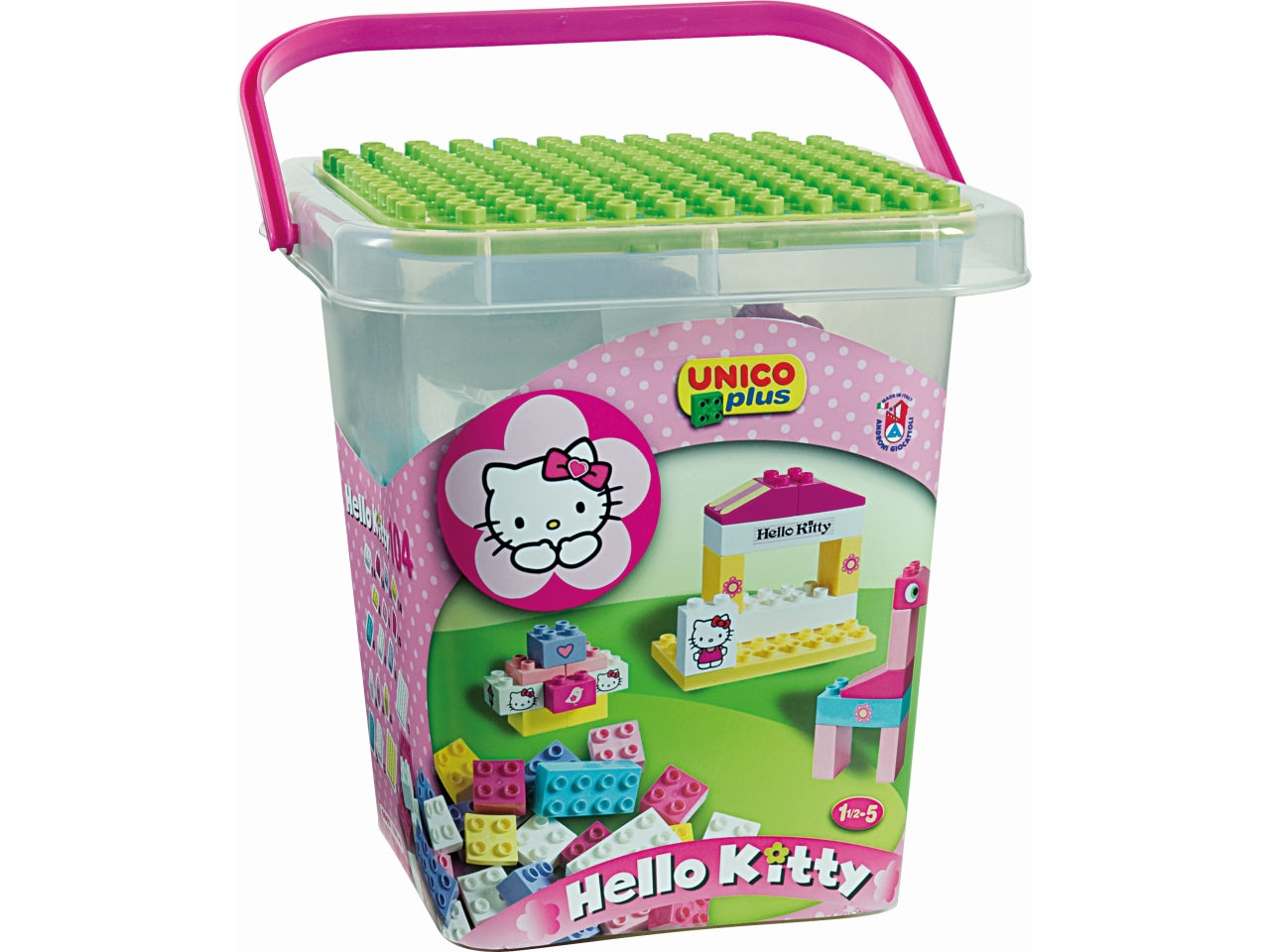 Costruzione secchio grande Hello Kitty unicoplus