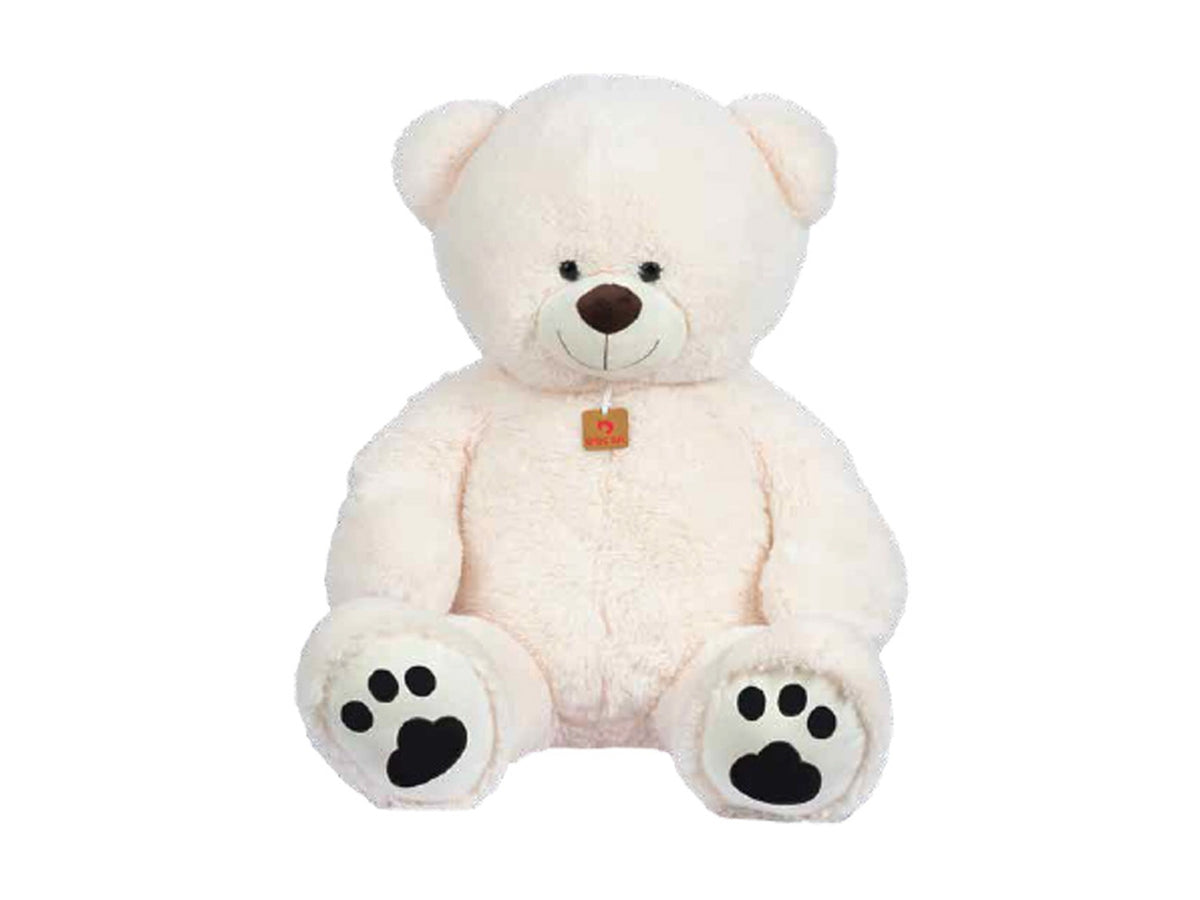 Peluche  maxi Orso  "Bianchino"  di colore Panna100Cm