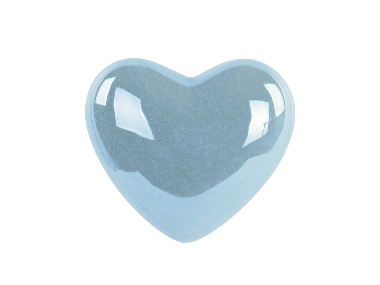 Cuore avio perlato con calamita h.40cm