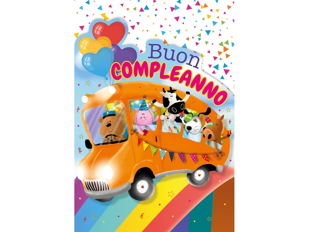 Biglietto buon compleanno bimbi