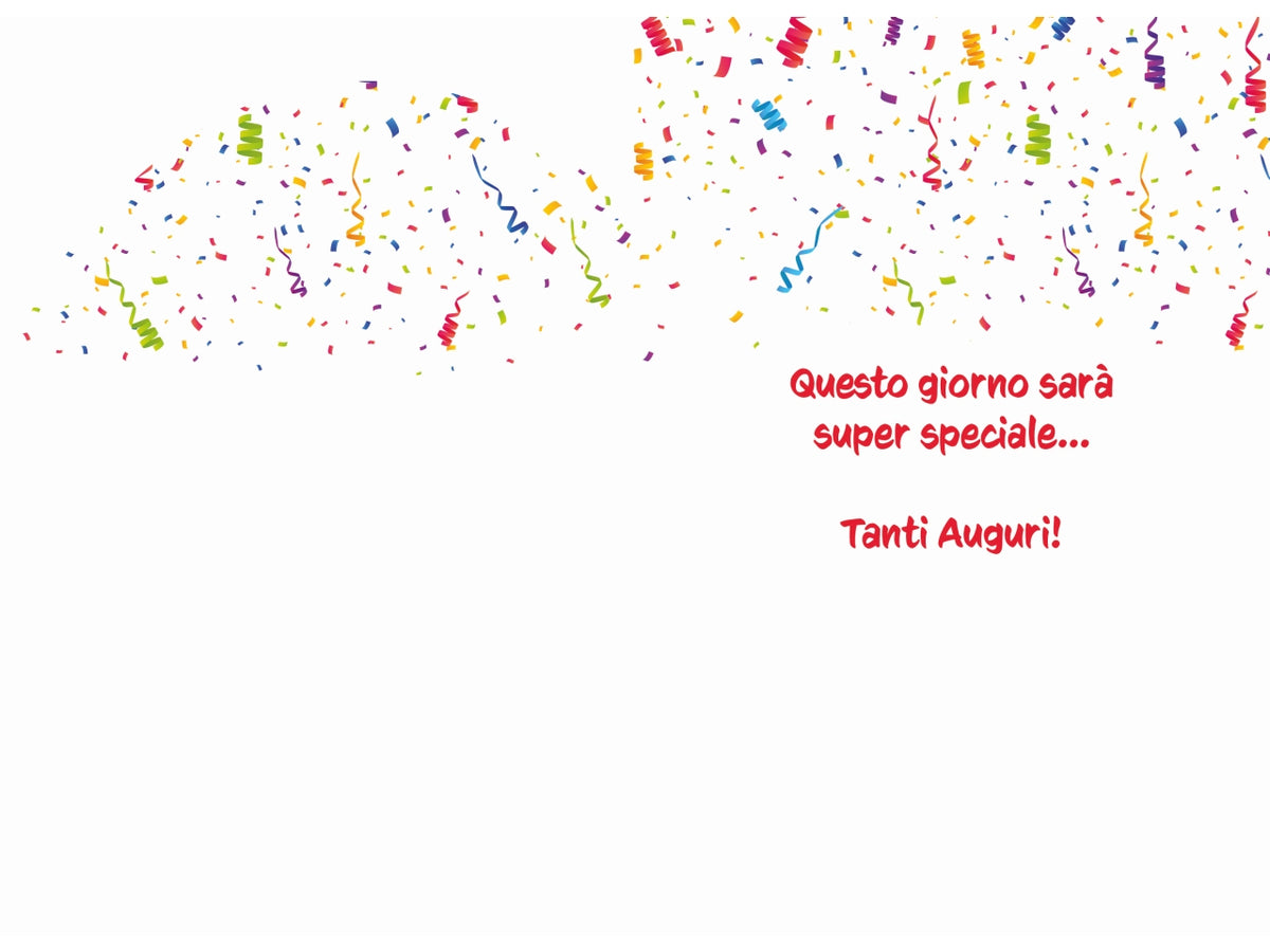 Biglietto buon compleanno donuts