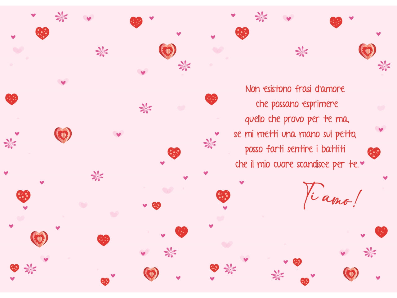 Biglietto auguri amore