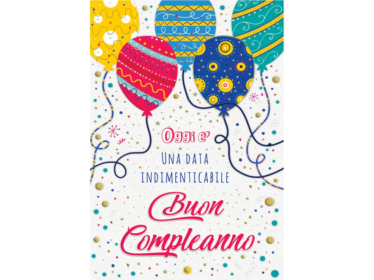 Biglietto mini buon compleanno