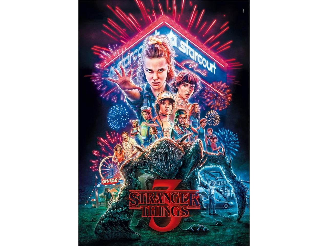 Puzzle 1000 Stranger Things S03
