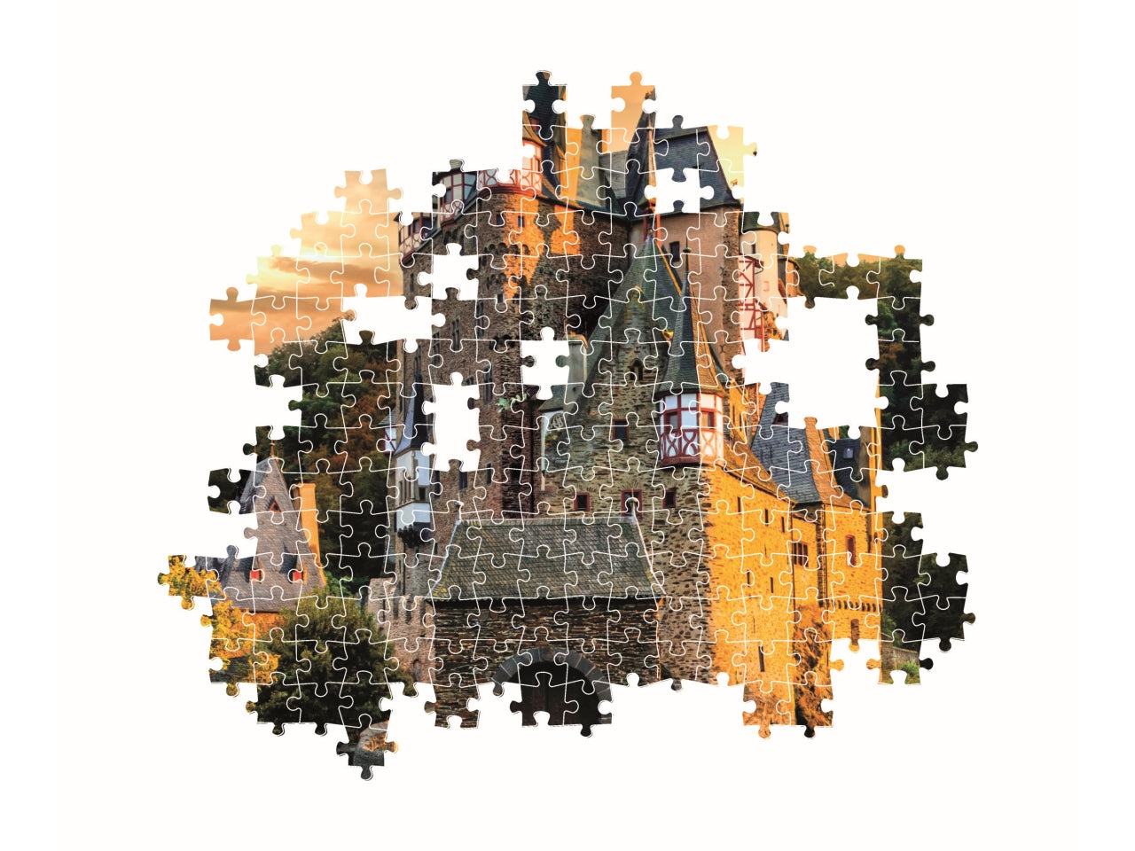 Puzzle 1000 Hqc Golden Hour At Eltz Castle