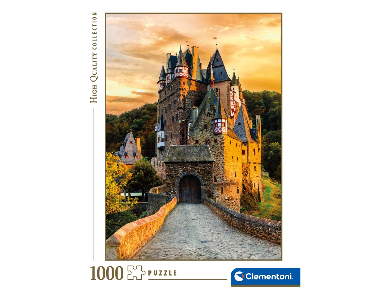 Puzzle 1000 Hqc Golden Hour At Eltz Castle