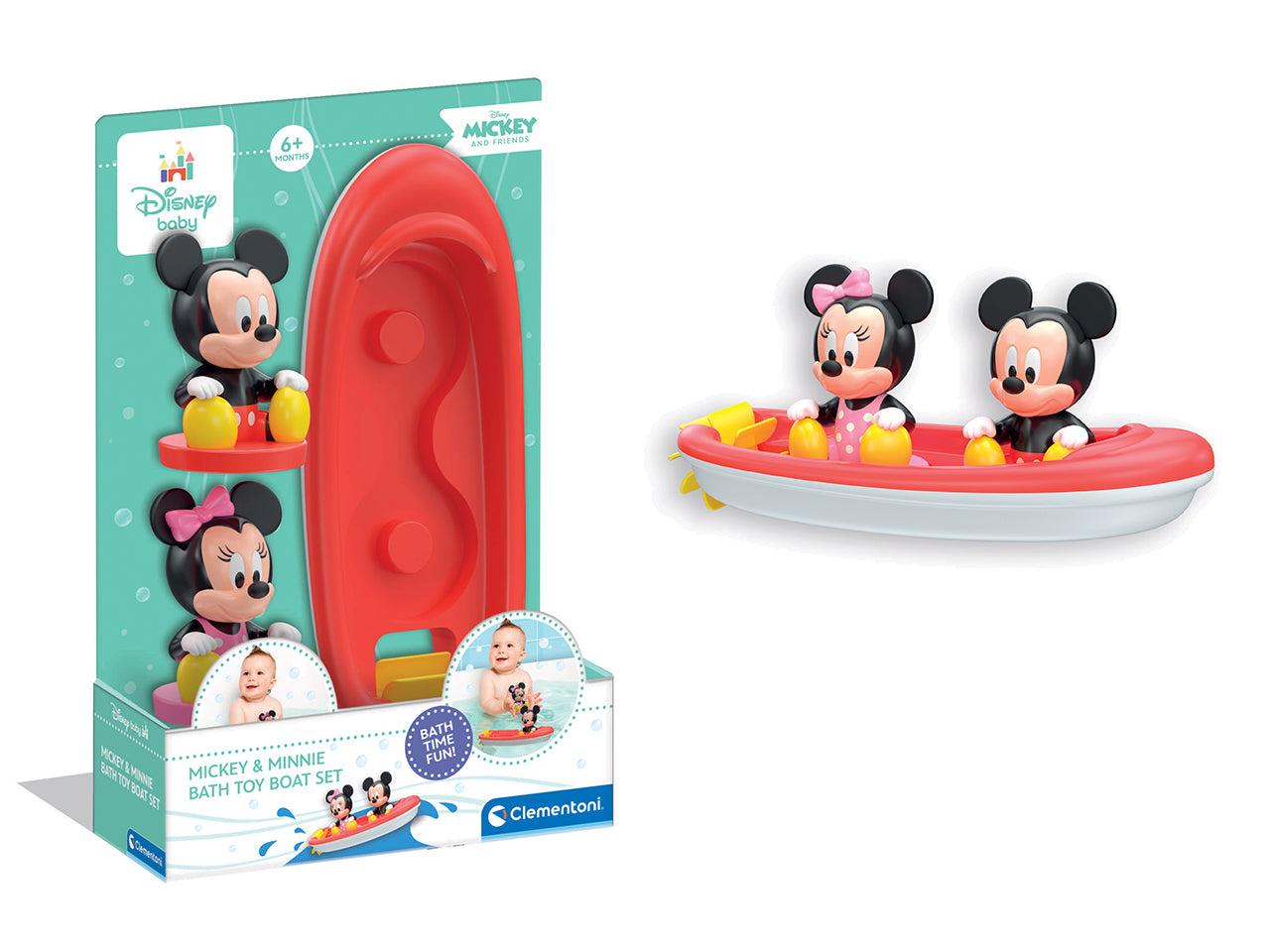 Baby Clementoni Disney Happy Boath Set Mickey Minnie