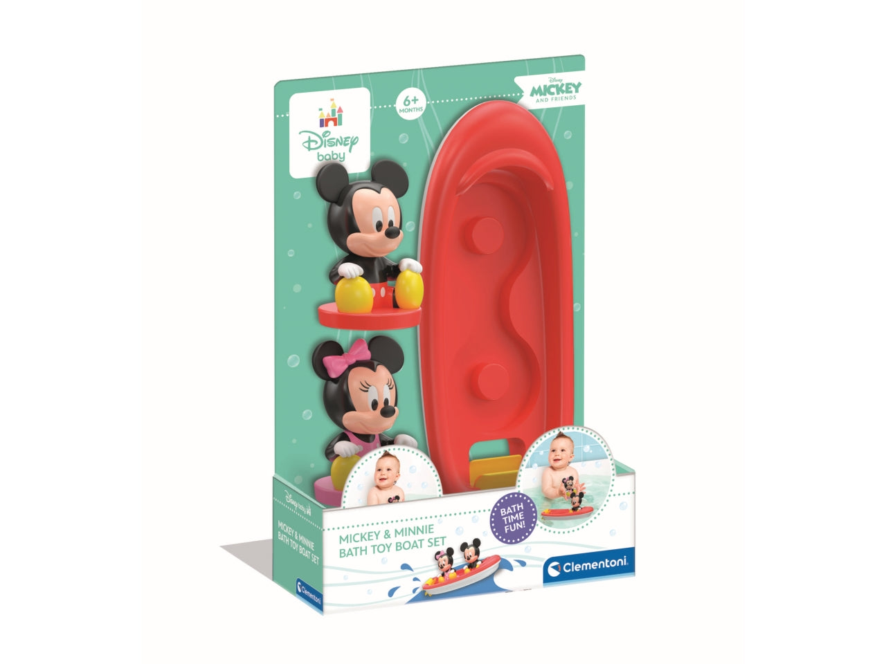 Baby Clementoni Disney Happy Boath Set Mickey Minnie