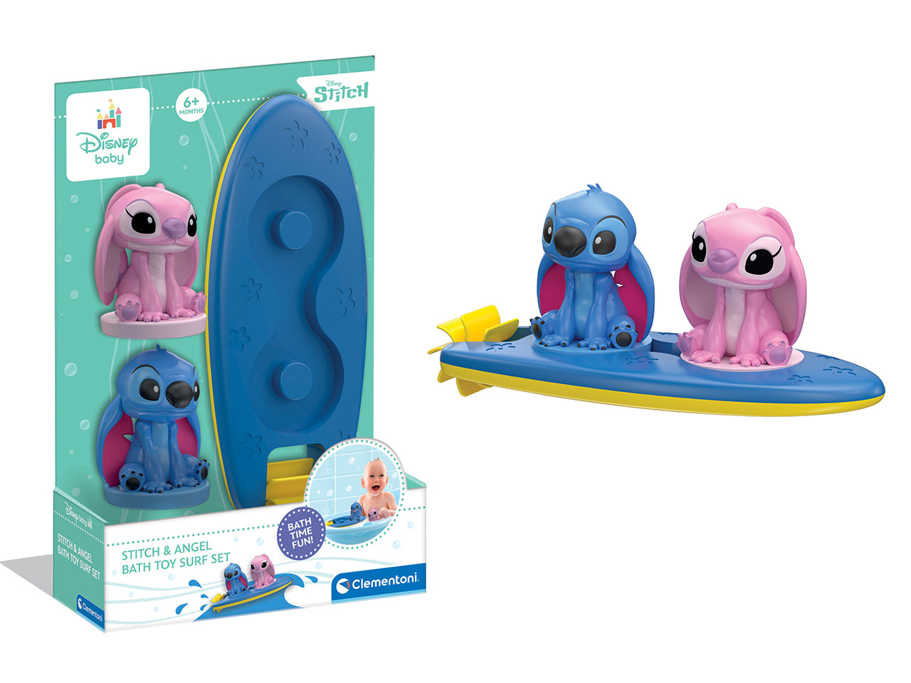 Baby Clementoni Disney Th Surf Set Stitch E Angel