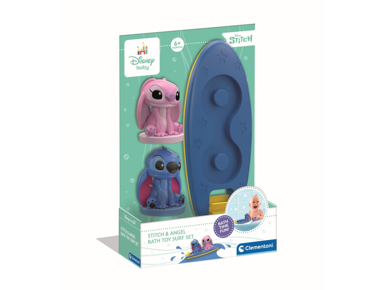 Baby Clementoni Disney Th Surf Set Stitch E Angel