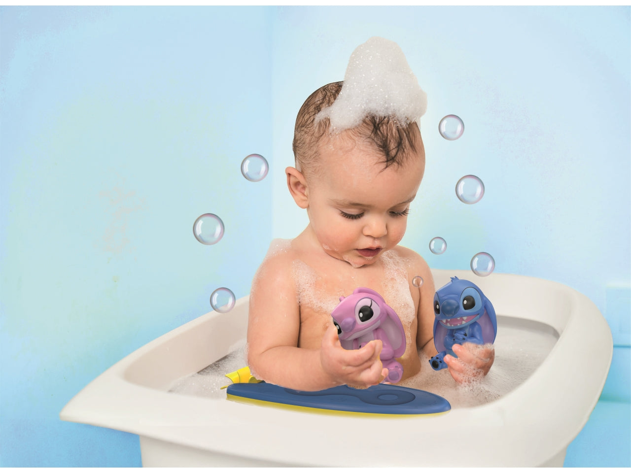 Baby Clementoni Disney Th Surf Set Stitch E Angel
