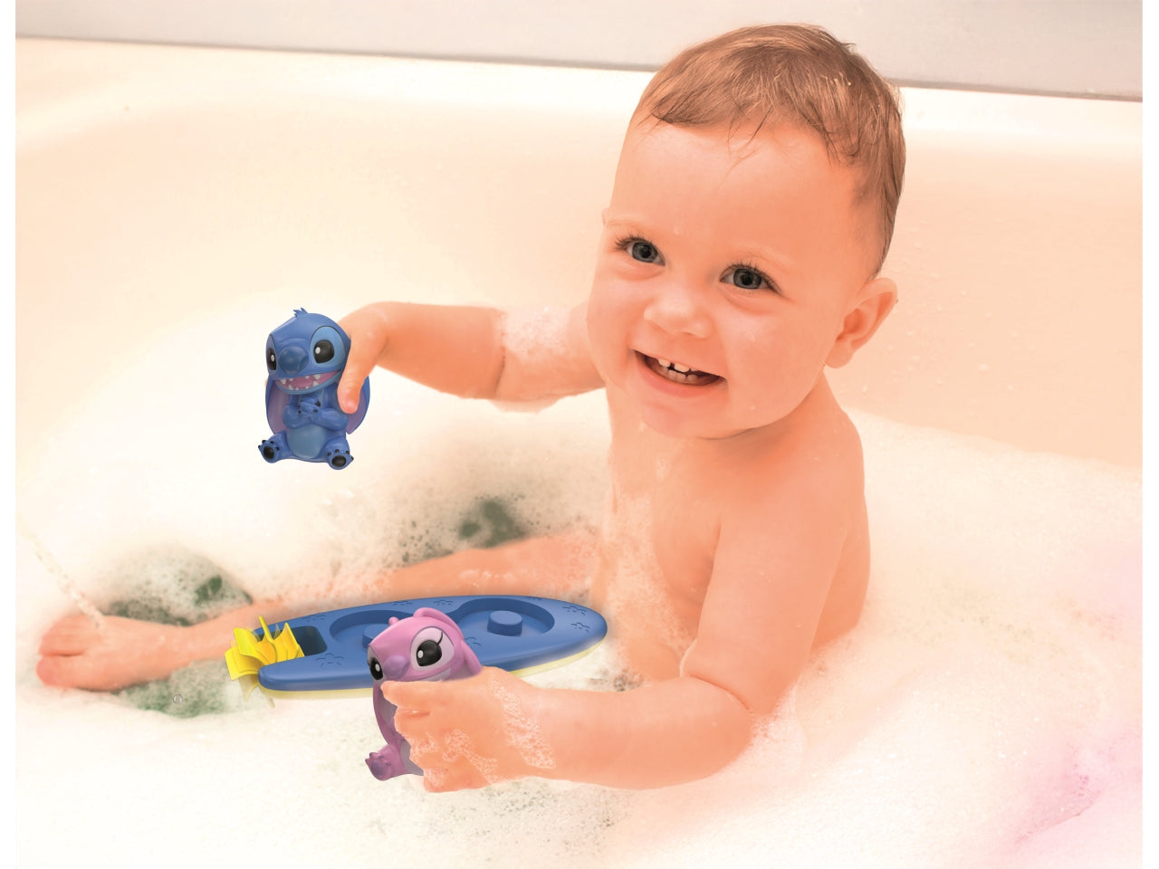 Baby Clementoni Disney Th Surf Set Stitch E Angel
