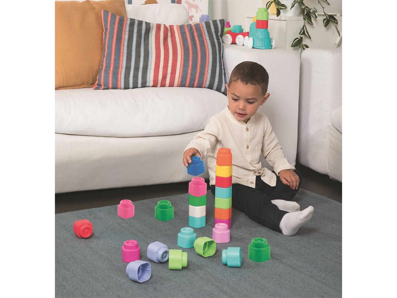 Baby Clementoni Clemmy Rainbow 9 Block Set