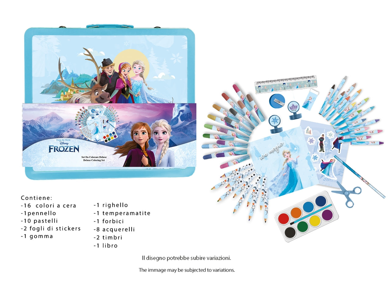 Frozen Set da colorare deluxe