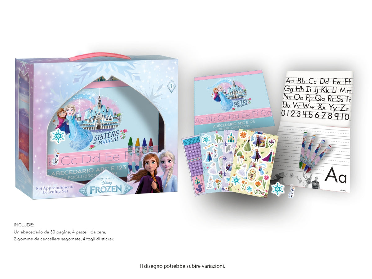 Frozen Set impara i numeri e l'alfabeto