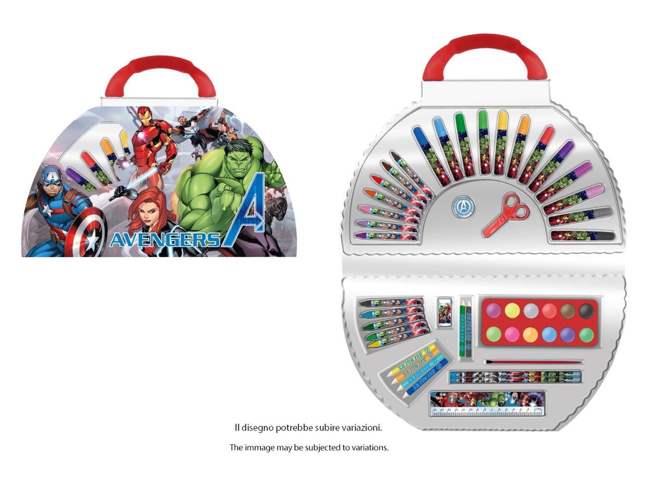 Avengers Valigetta colori set da 51 pezzi