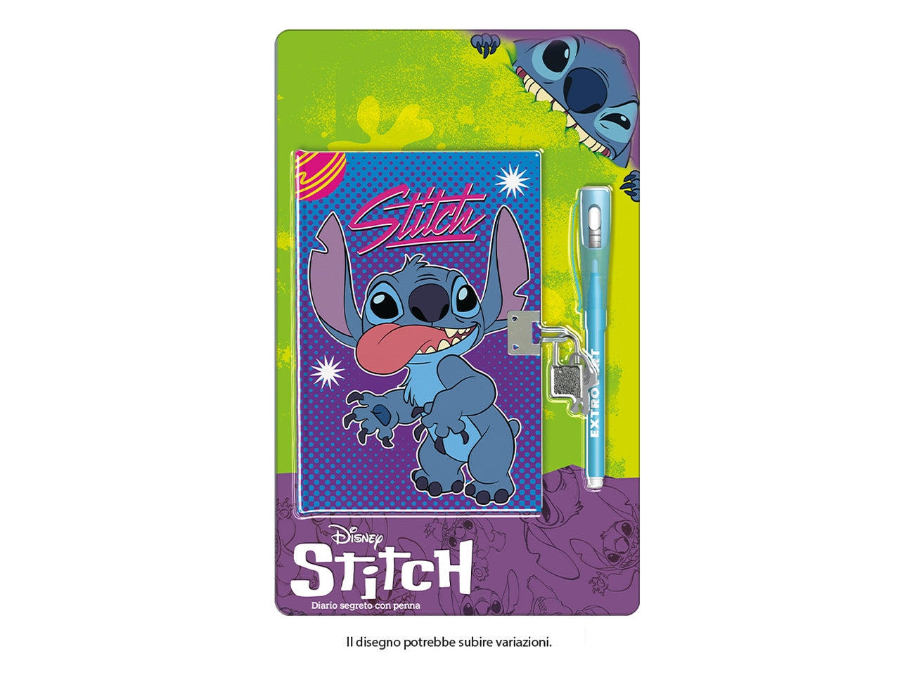 Stitch Diario con penna