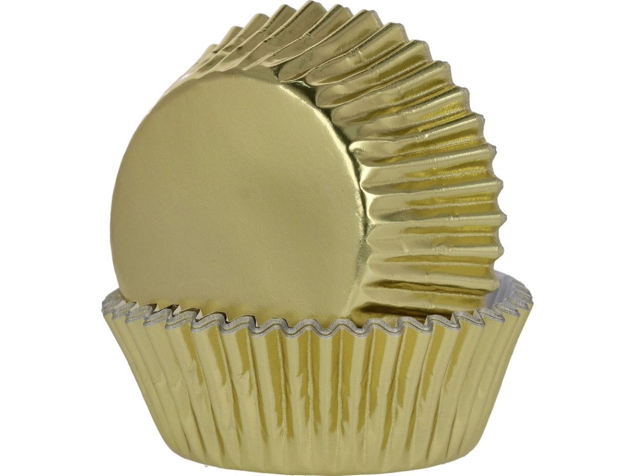 Pirottini monocolore oro n.5 set da 60 pirottini
