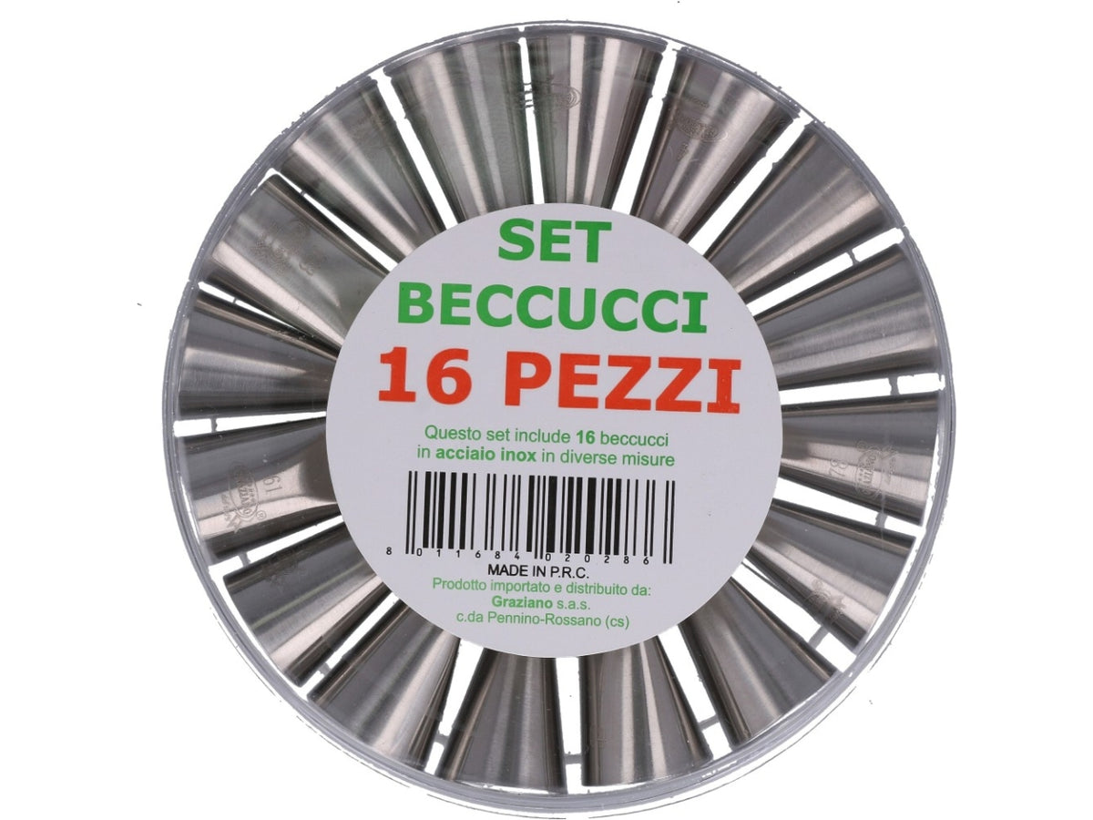 Beccucci set da 16 beccucci