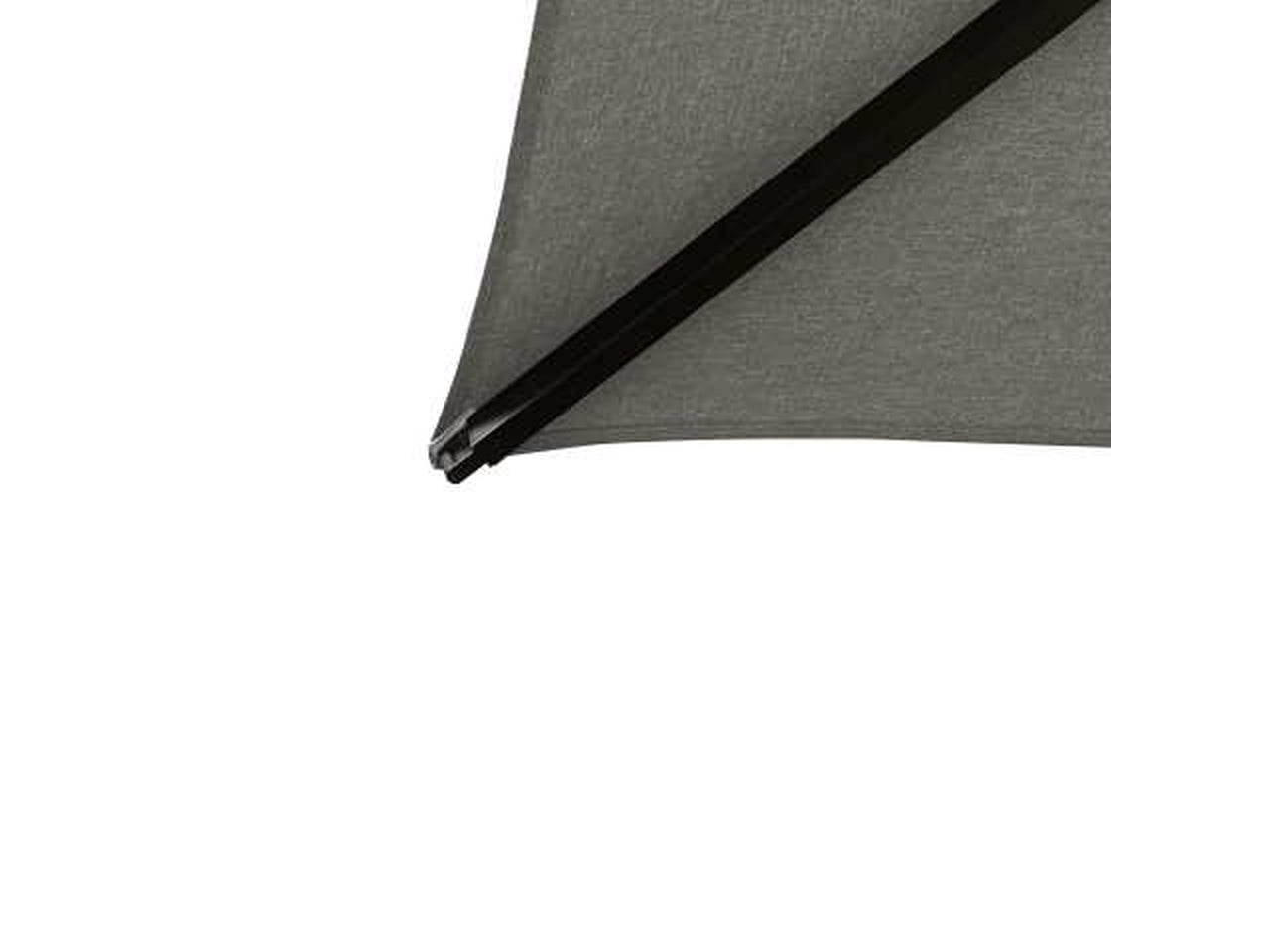 Ombrellone Noah in alluminio con palo laterale 3x3x2.42mt , con base e cover
