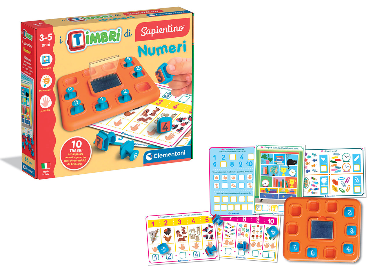 I timbri di sapientino numeri