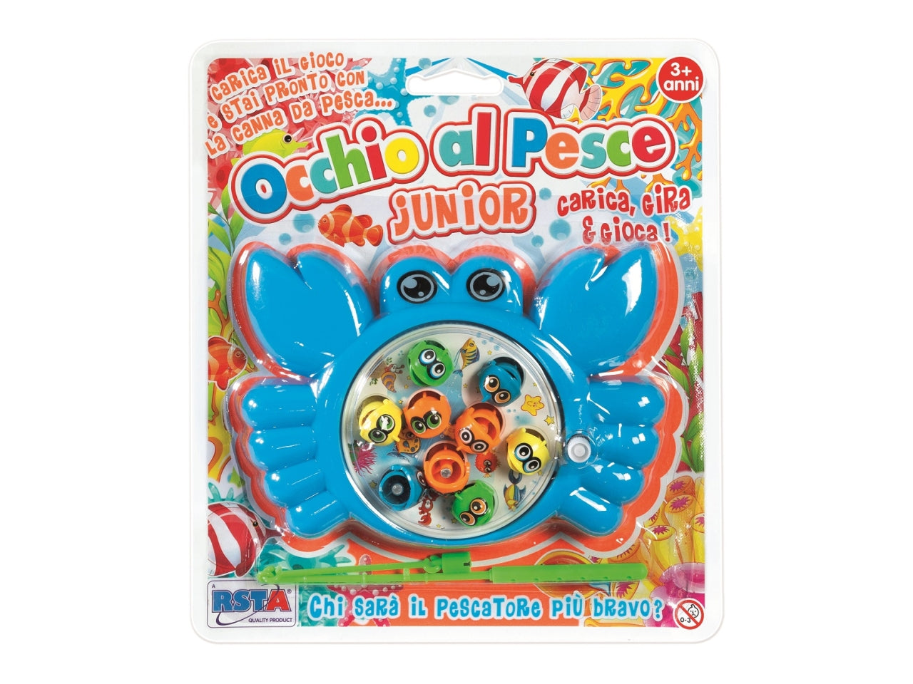 Gioco pesca occhio al pesce granchio