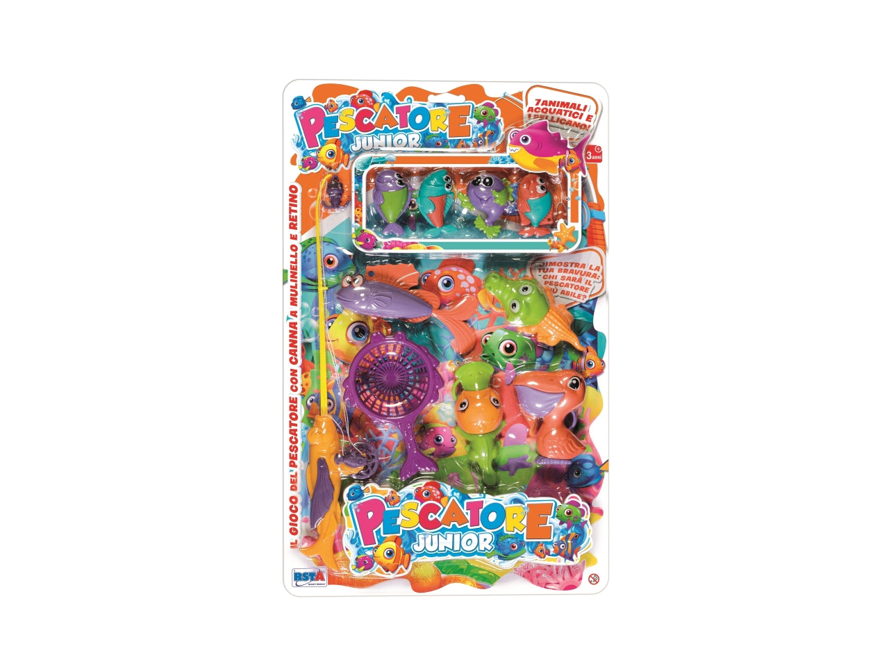 Gioco pesca junior set 10pz