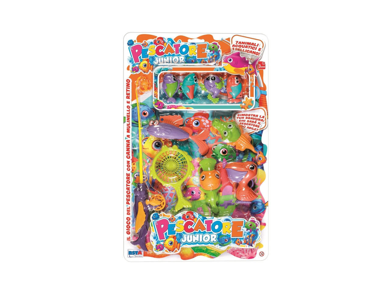 Gioco pesca junior set 10pz