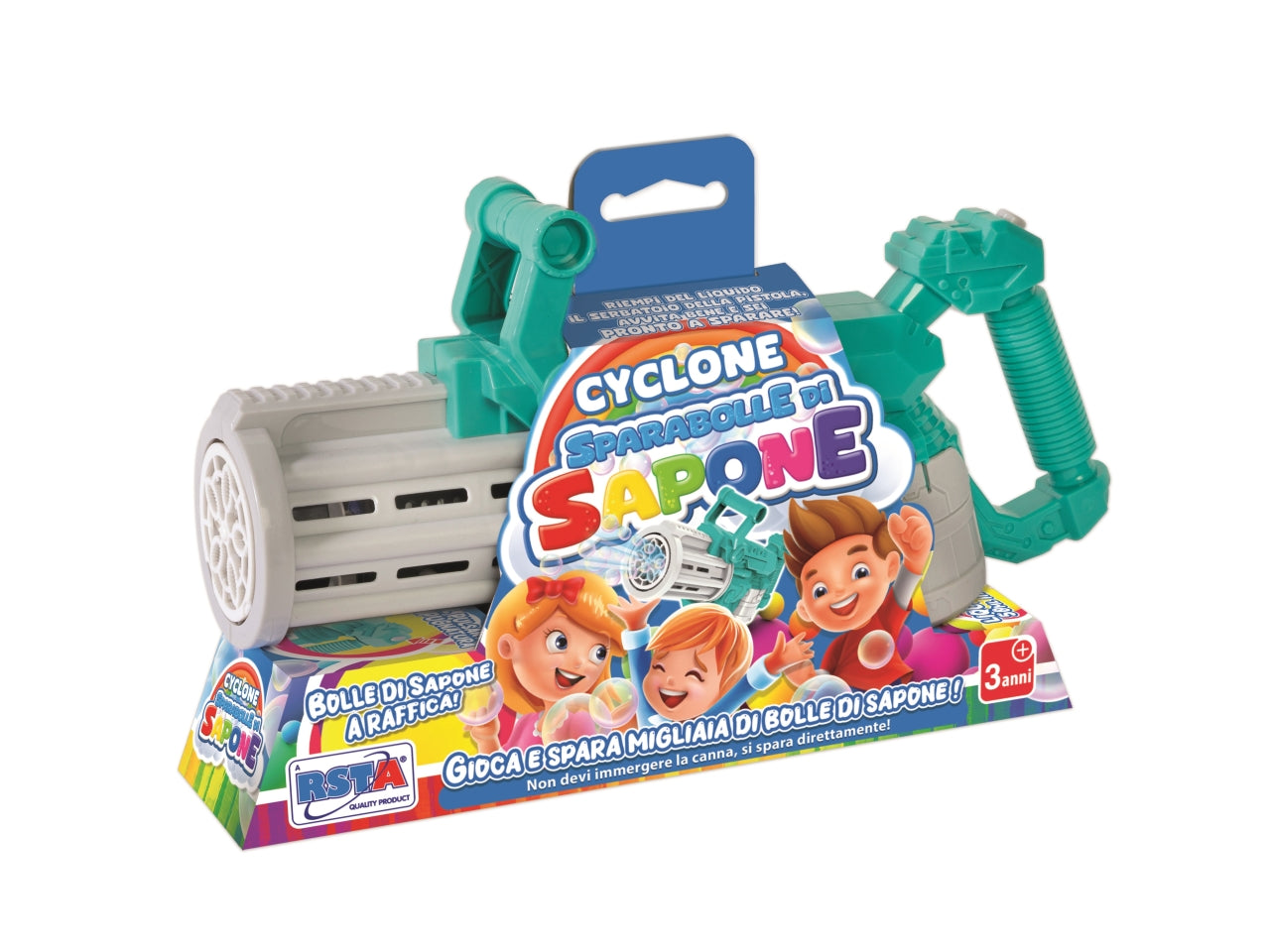 Pistola cyclone sparabolle sapone 56ml