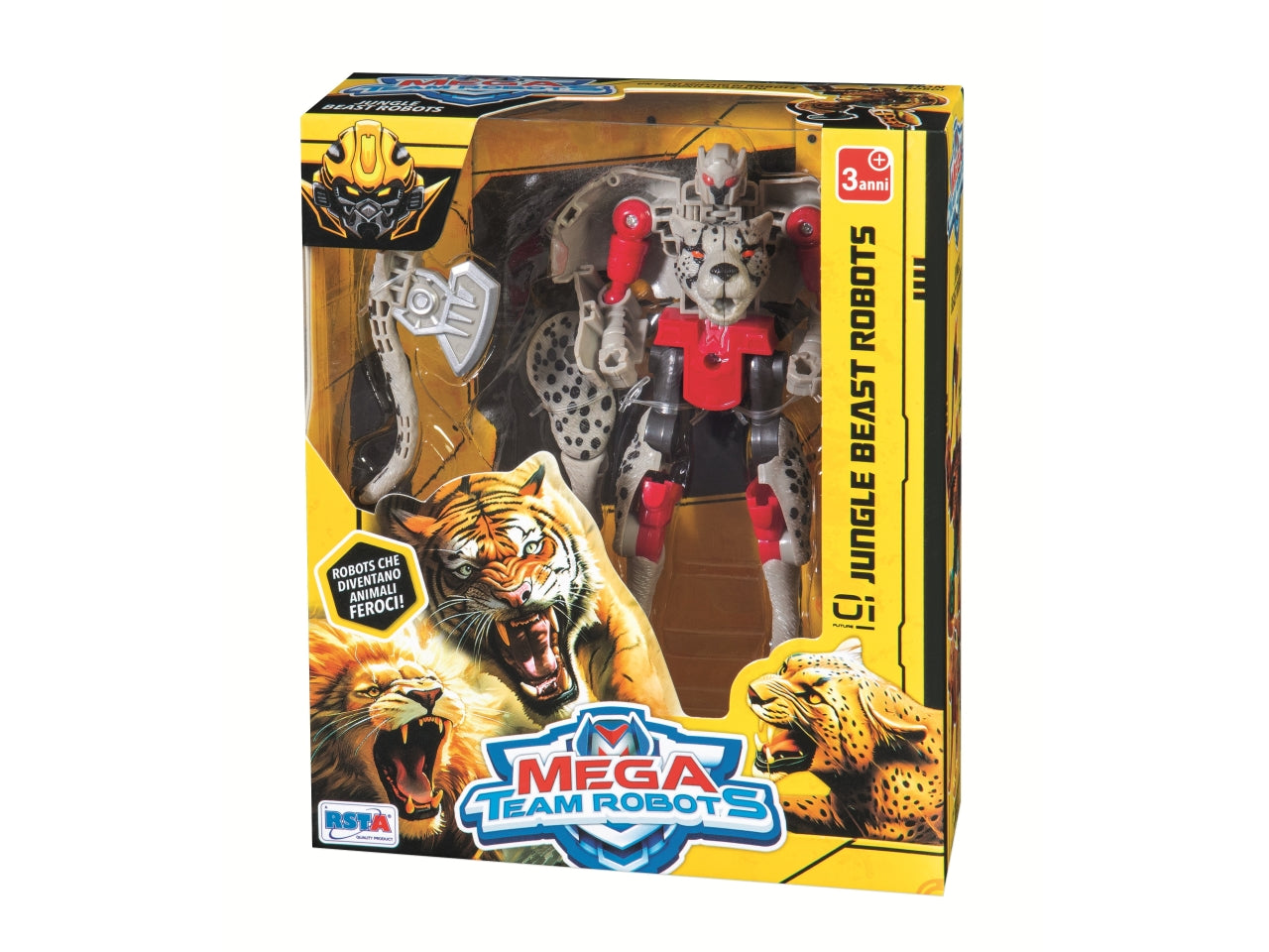 Robot trasformabile bestia feroce 3 ass.