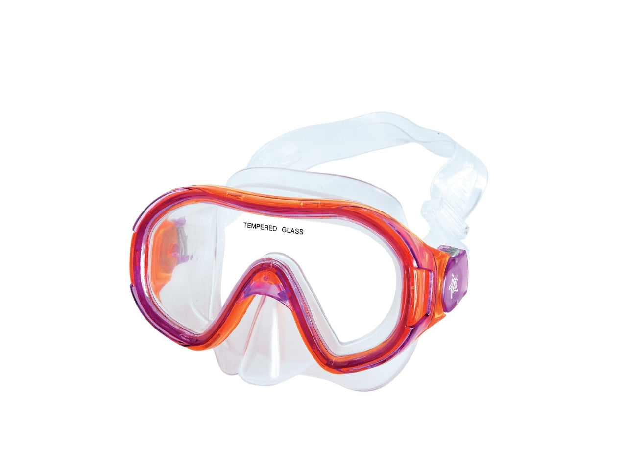 Maschera Funny baby violetto in pvc