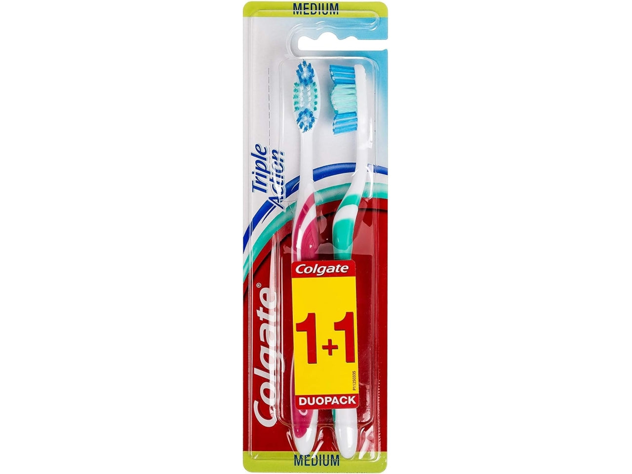 Colgate spazzolino triple action, confezione  da 2 spazzolini $