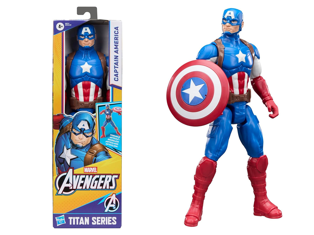 Avengers Titan Hero Articolato Iron Man Capitan America