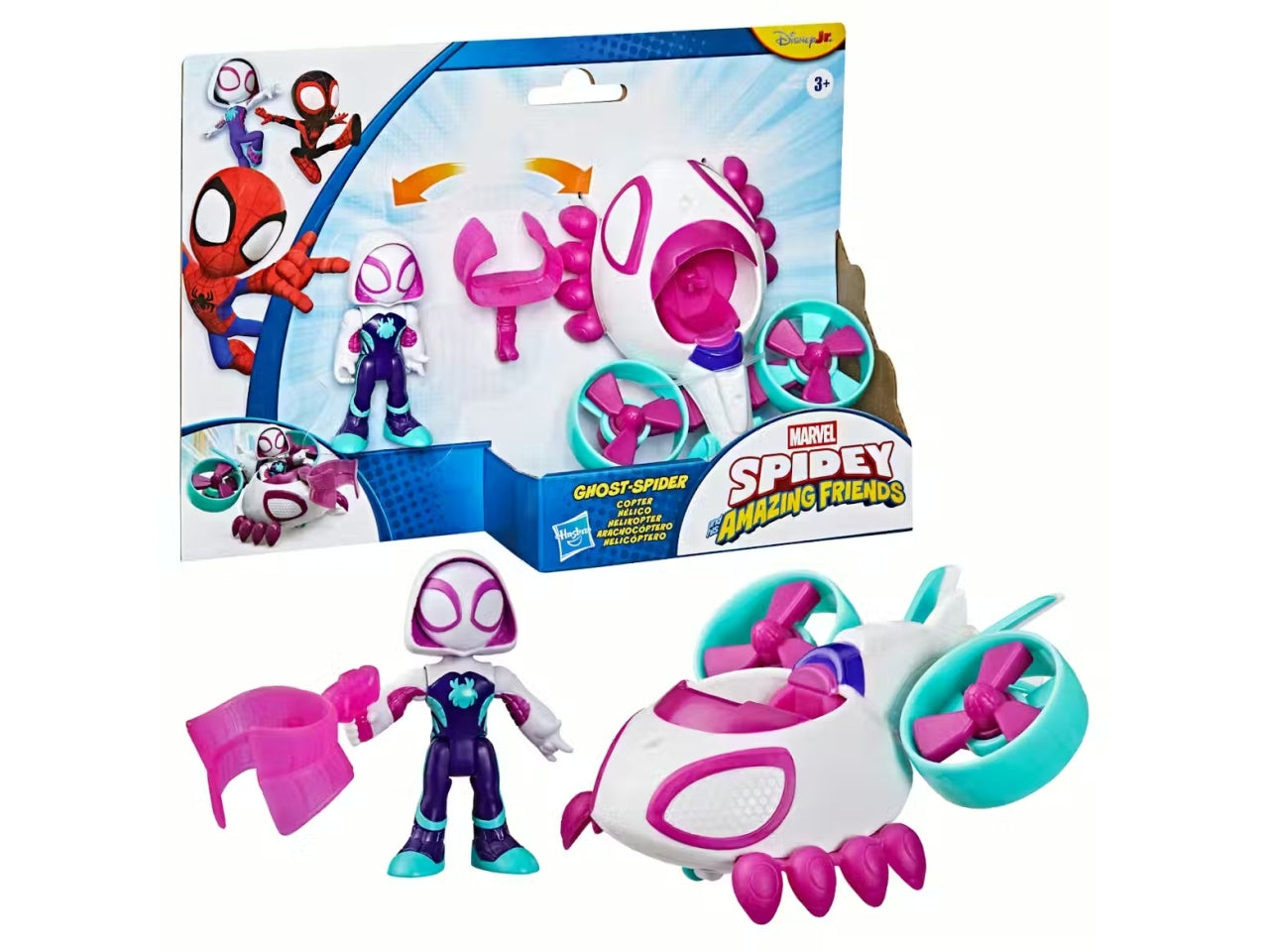 Spidey And His Amazing Friends Personaggi Con Veicoli