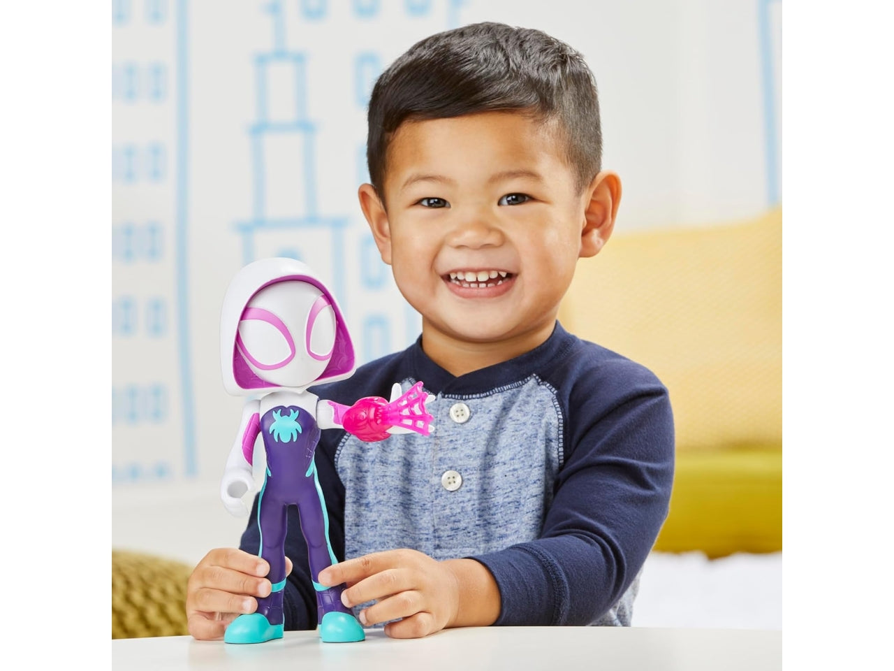 Spidey and his Amazing friends figura mega Ghost Spider