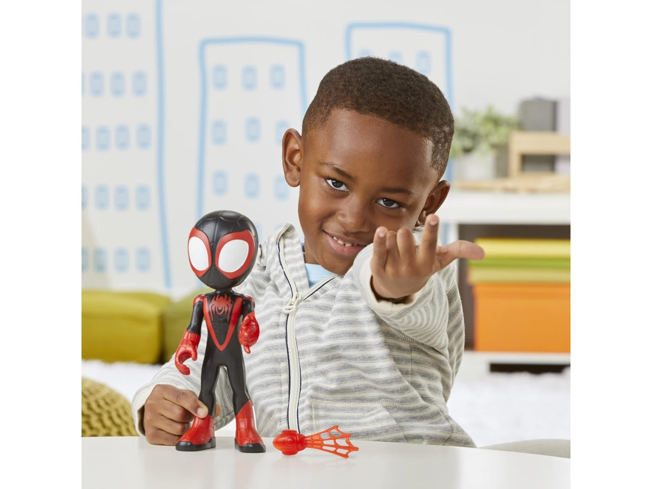 Spidey And His Amazing Friends figura Mega Miles Morales