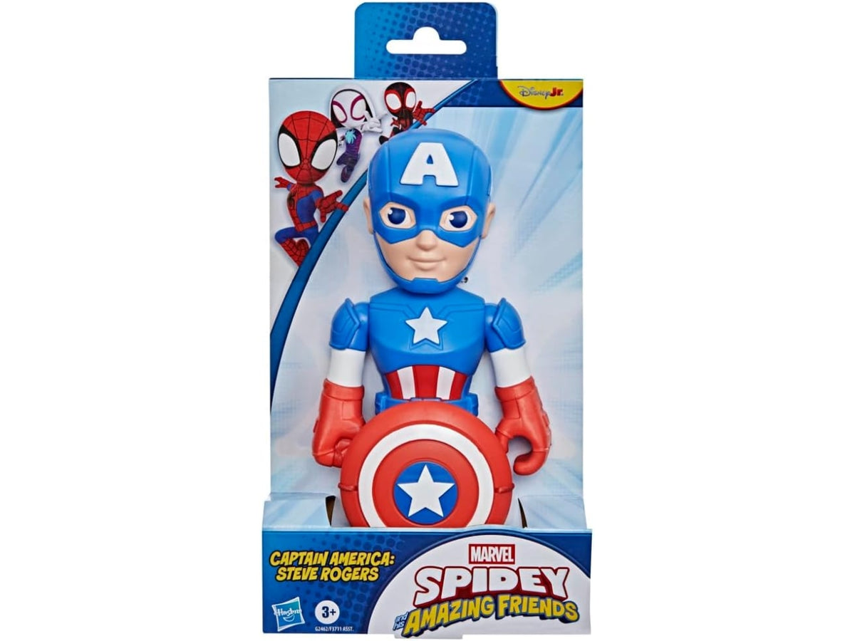 Spidey And His Amazing Friends figura Mega Captain America