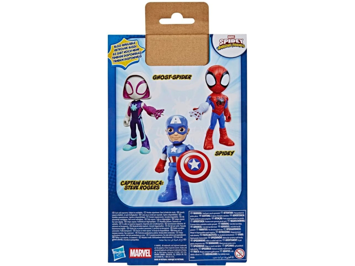 Spidey And His Amazing Friends figura Mega Captain America