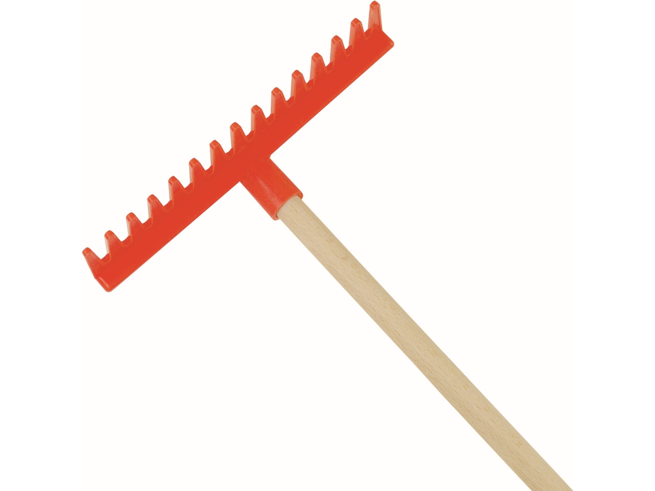 Rastrello manico legno 57,5cm