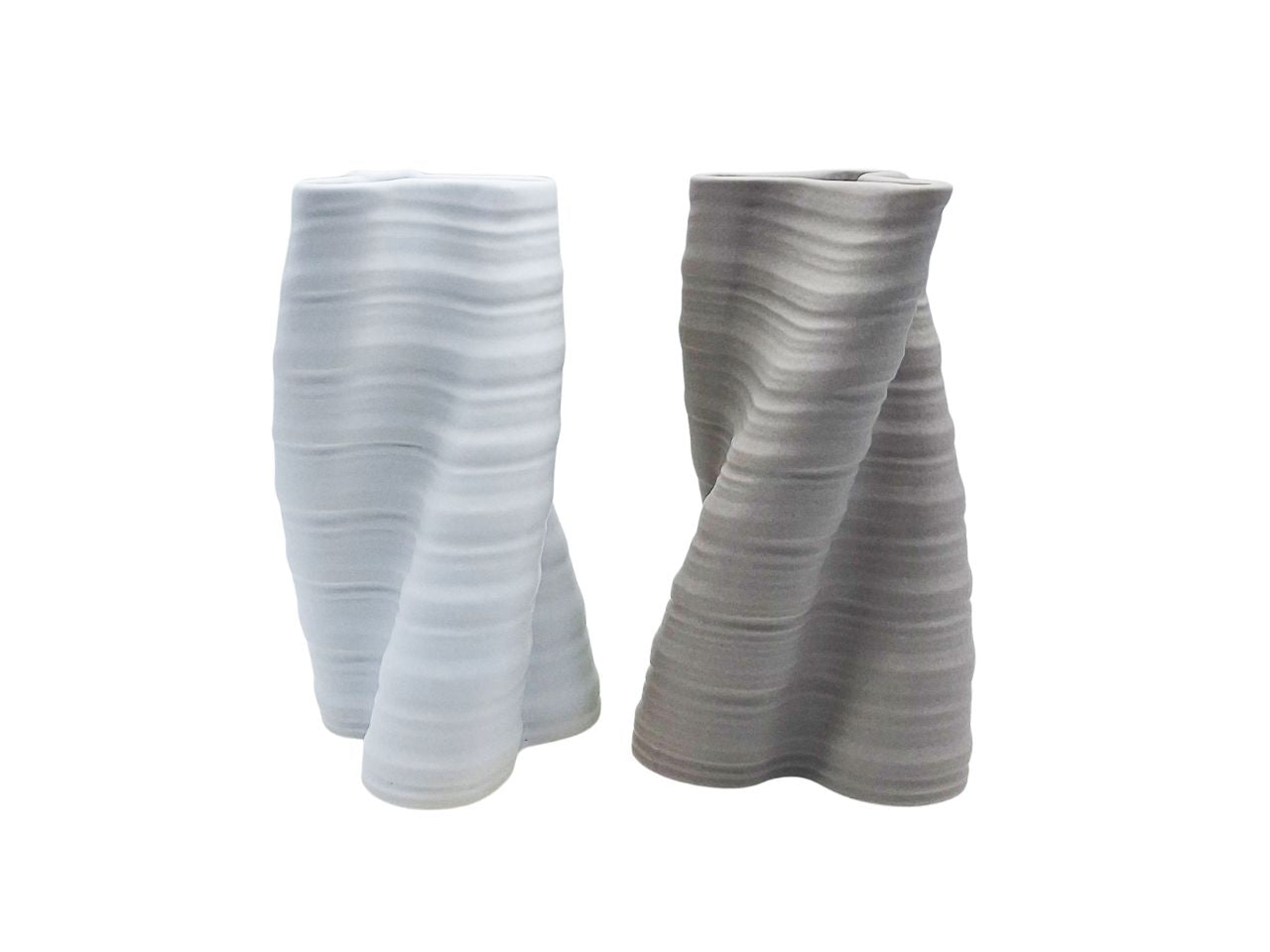 Vaso in ceramica 20x10x10cmi misura in 3 colori assortiti