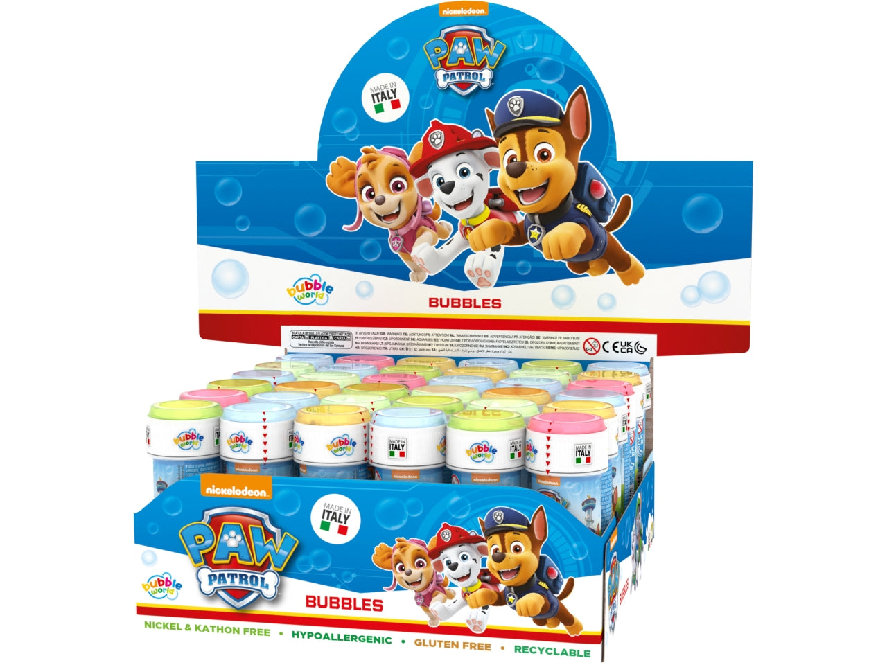 Bolle di sapone paw patrol