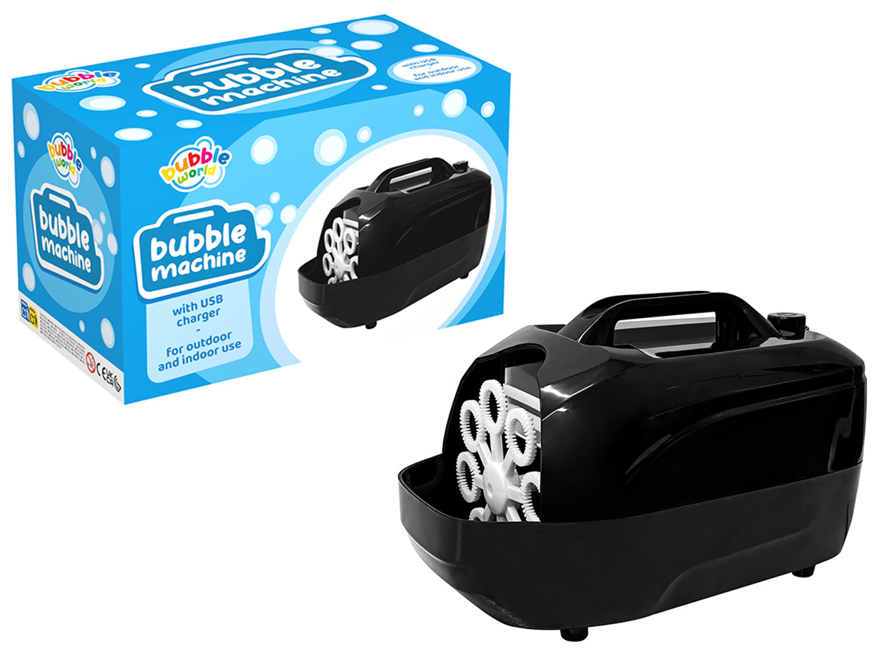 Macchina spara bolle di sapone usb