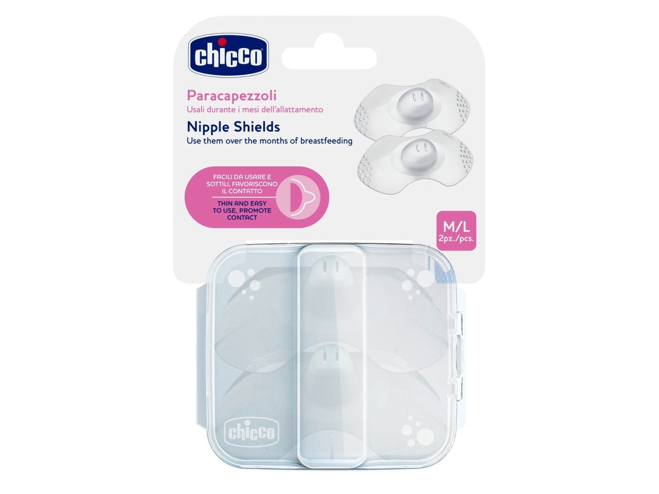 Paracapezzoli in silicone taglia M/L