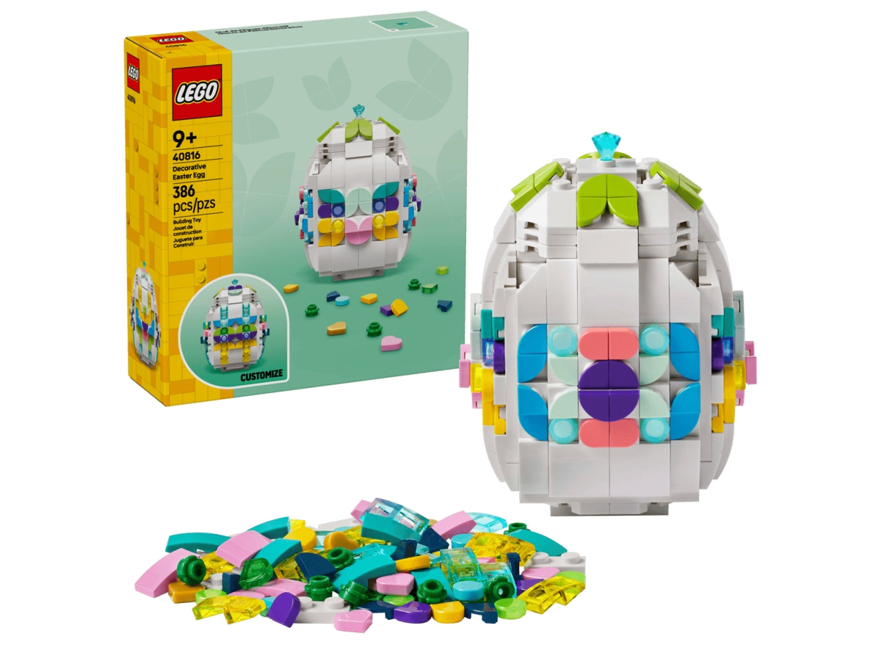 Lego uovo di pasqua decorativo